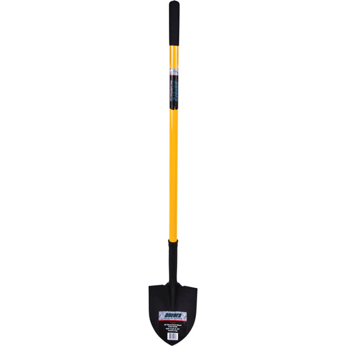 Round shovels, Hardened steel blade, Fiberglass, Straight handle - TLZ465