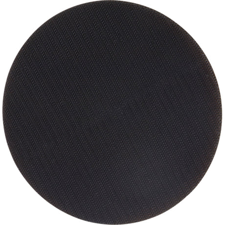 Tampon noir rond en matériau texturé pour ponceuse à mouvement orbital de 5 pouces.