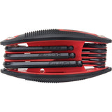 9-Piece Folding Ball End Hex Key Set, Imperial - TNB735