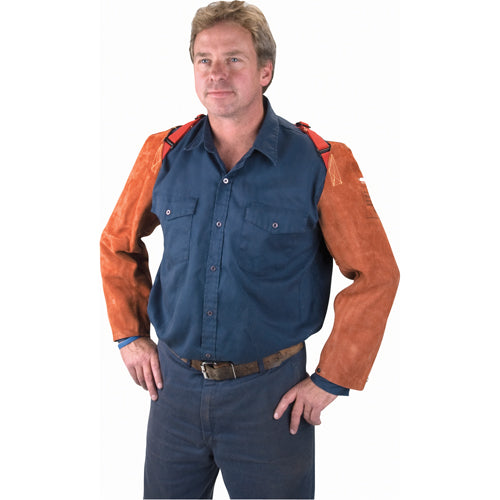 Leather Sleeves, 23" L, Lava Brown™ - TTU389
