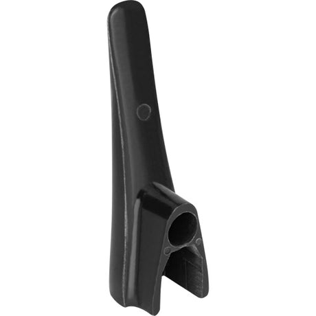 Levier noir en plastique pour chalumeau de gougeage, design ergonomique compact.