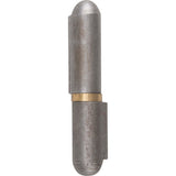 Weld-on hinge, 0.315" dia. x 1.969" l, Mild steel w/steel fixed pin - TTV434