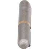 Weld-on hinge, 0.315" dia. x 1.969" l, Mild steel w/steel fixed pin - TTV434