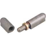 Weld-on hinge, 0.315" dia. x 1.969" l, Mild steel w/steel fixed pin - TTV434