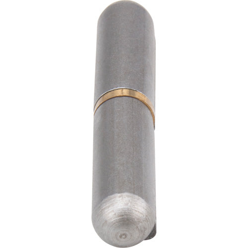 Weld-on hinge, 0.453" dia. x 2.756" l, Mild steel w/steel fixed pin - TTV435