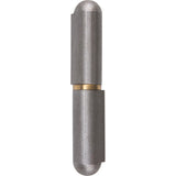 Weld-on hinge, 0.453" dia. x 2.756" l, Mild steel w/steel fixed pin - TTV435