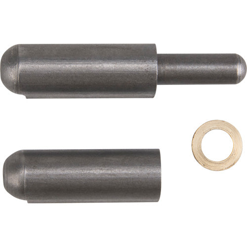 Weld-on hinge, 0.512" dia. x 3.15" l, mild steel w/steel fixed pin - TTV436