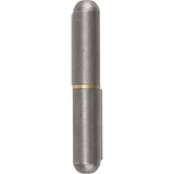 Weld-on hinge, 0.512" dia. x 3.15" l, mild steel w/steel fixed pin - TTV436