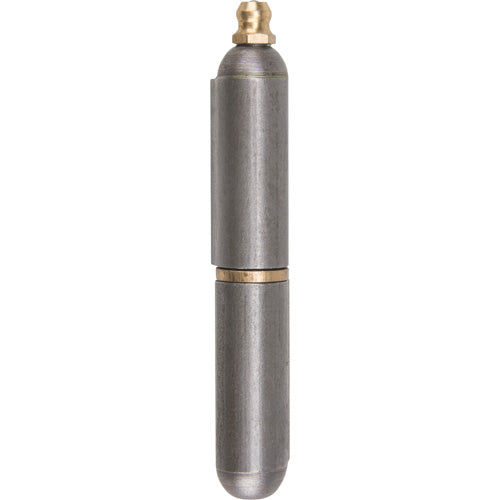 Weld-on hinge, 0.512" dia. x 3.15" l, mild steel w/steel fixed pin - TTV437