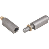 Weld-on hinge, 0.512" dia. x 3.15" l, mild steel w/steel fixed pin - TTV437
