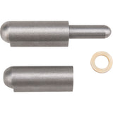 Weld-on hinge, 0.63" dia. x 3.397" l, Mild steel w/steel fixed pin - TTV439