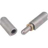 Weld-on hinge, 0.63" dia. x 3.397" l, Mild steel w/steel fixed pin - TTV439