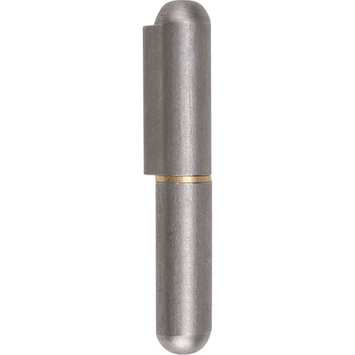 Weld-on hinge, 0.63" dia. x 3.397" l, Mild steel w/steel fixed pin - TTV439