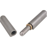 Weld-on hinge, 0.906" dia. x 7.874" l, Mild steel w/steel fixed pin - TTV444