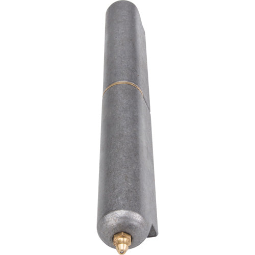 Weld-on hinge, 1.102" dia. x 10.236" l, Mild steel w/steel fixed pin - TTV446