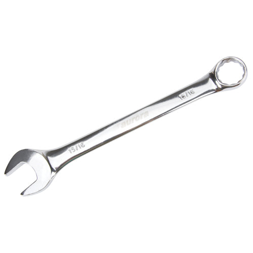Combination wrench, 12 points, 15/16", Chrome finish - TYK611