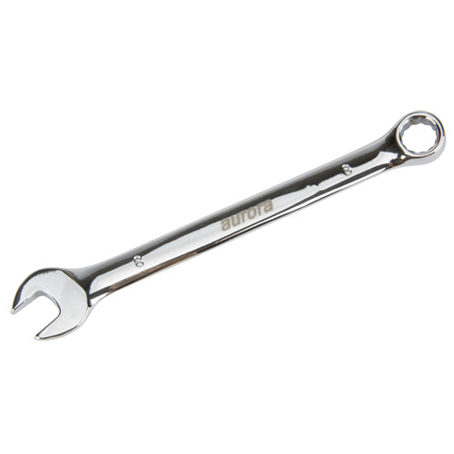 Combination wrench, 12 points, 8 mm, Chrome finish - TYK618