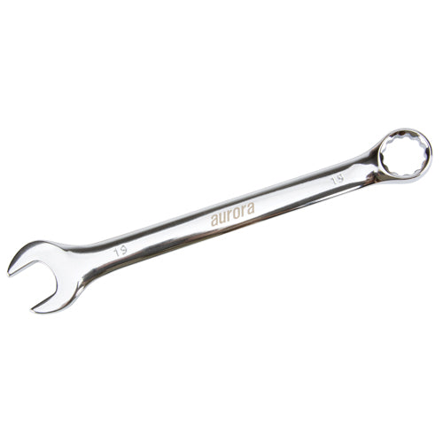 Combination wrench, 12 points, 19 mm, Chrome finish - TYK629