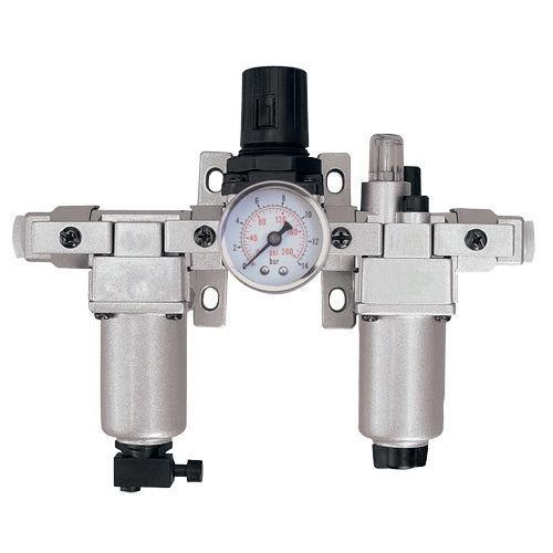 Filtre, régulateur et lubrificateur d'air modulaire (manomètre compris), 1" NPT - TYY185