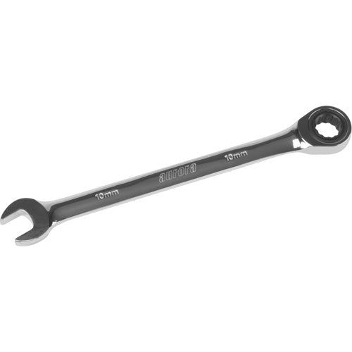 12-Point Metric Ratchet Wrench with Chrome Finish, Multi-Purpose Tightening Tools