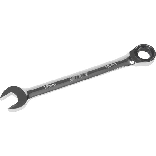 12-Point Metric Ratchet Wrench with Chrome Finish, Multi-Purpose Tightening Tools