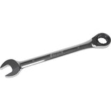 SAE 12-Point 1" Ratcheting Combination Wrench, Chrome Finish - UAD664