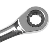 12-Point Metric Ratchet Wrench with Chrome Finish, Multi-Purpose Tightening Tools