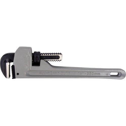 Pipe Wrenches, 2" Jaw Cap, 14" Length, Ergonomic Grip - UAL055