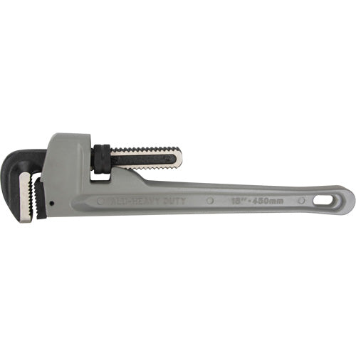 Pipe Wrenches, 2-1/2" Jaw Cap, 18" Length, Ergonomic Grip - UAL056