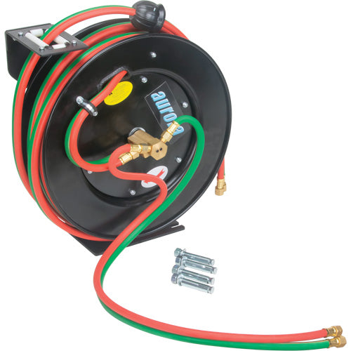 Welding Hose Reel, Welding Gas, 1/4" x 50', Single Hose, 300 psi - UAV184