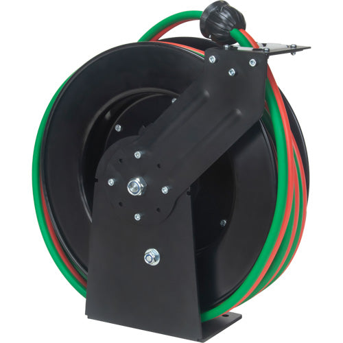 Welding Hose Reel, Welding Gas, 1/4" x 25', Single Hose, 300 psi - UAV183