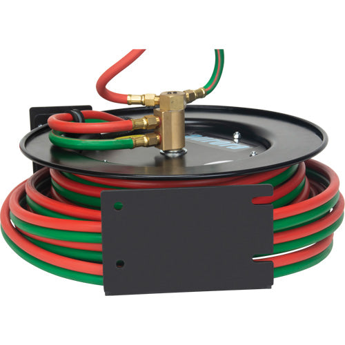 Welding Hose Reel, Welding Gas, 1/4" x 25', Single Hose, 300 psi - UAV183