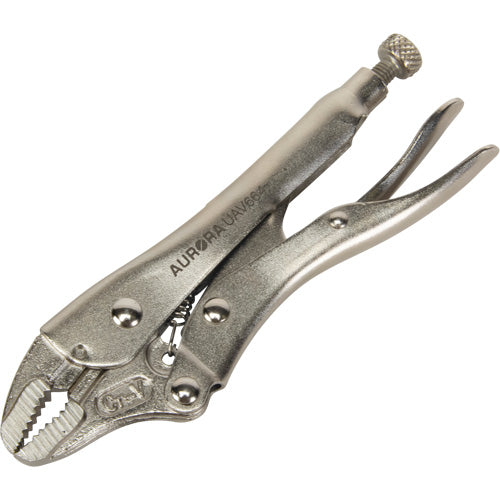 Pince-étau avec coupe-fils, Longueur 5", Mâchoire courbée - UAV664