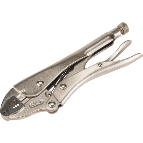 Pince-étau avec coupe-fils, Longueur 7", Mâchoire courbée - UAV665