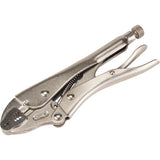 Pince-étau avec coupe-fils, Longueur 7", Mâchoire courbée - UAV665
