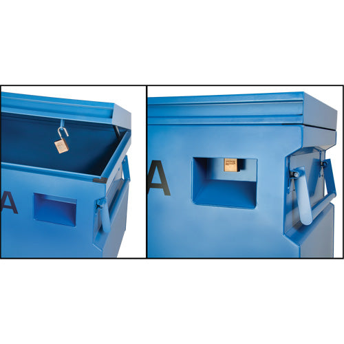 Jobsite Tool Chest, 48" x 24" x 27-3/5", Steel, Blue - UAW869