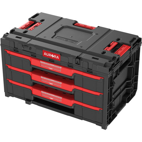 Arx™ 3-Drawer Tool Box, 23-1/10" x 15" x 13-2/5', Black - UAX722