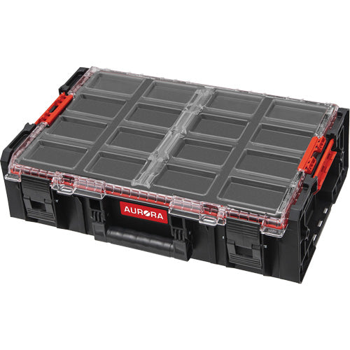Arx™ Double Extra Large Organizer with Multi-Layer Foam Dividers, 23" x 15-1/5" x 6-4/5", Black - UAX727