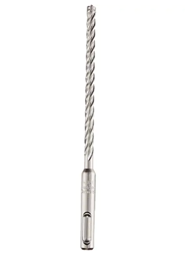 Foret SDS-max longue portée avec spirale étroite, conçu pour les perçages profonds dans le béton armé, la maçonnerie ou la pierre dure.