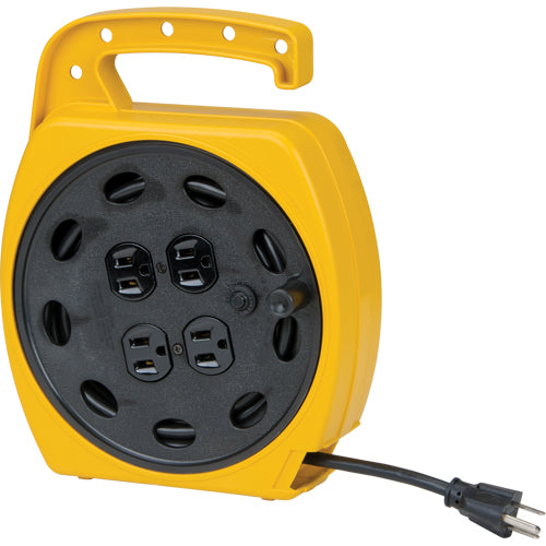 Reel Extension Cords, 25', SJT, 16/3 Gauge, 10A - XE671