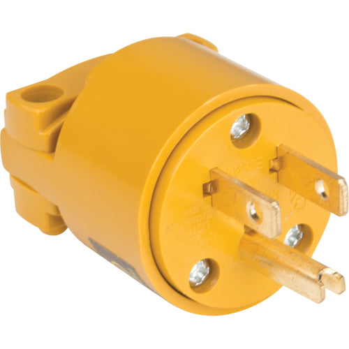 PVC Grounding Plug, Plastic, 15 A, 125 V - XE672