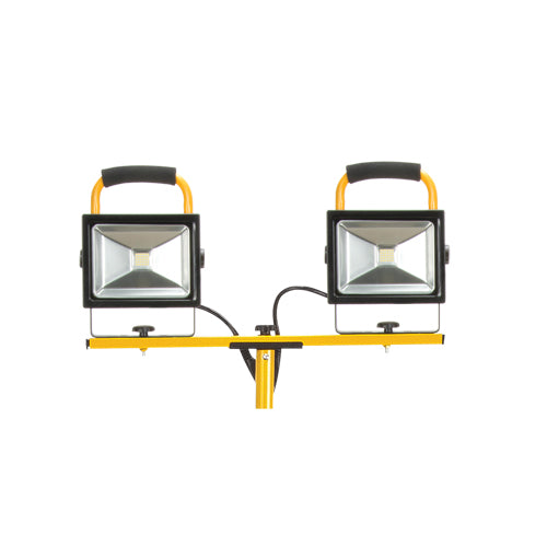 Double floodlight, LED, 40 W, 4800 lumens, Aluminum housing - XG817