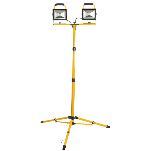 Double floodlight, LED, 40 W, 4800 lumens, Aluminum housing - XG817