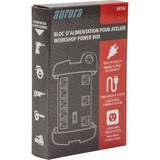 Power Strip Surge Protector for Workshop, 8 Outlets, 1350 J, 1875 W, 6' Cord - XH162