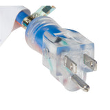 SJEOW All-Weather TPE Rubber Extension Cord with Indicator Light, AWG 12/3, 15A, 3 Outlets, 50' - XH239