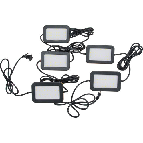 LED Work Light Chain, 5 Lights, 50' Long, Plastic Housing - XI021